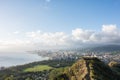 Diamond Head in Honolulu, state of Hawaii. Royalty Free Stock Photo