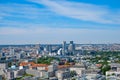 Skyline of West Berlin, cityscape / aerial of Berlin Royalty Free Stock Photo