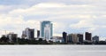 Skyline of Windsor, Ontario, Canada across the Detroit River