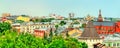 Skyline of Yaroslavl town in Russia