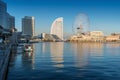 Skyline of Yokohama Cityscape, Japan at Minato Mirai 21 Area Royalty Free Stock Photo