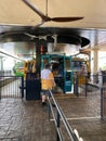 Skyliner theme park ride entrance at Disney World EPCOT park Royalty Free Stock Photo