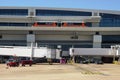 The Skylink monorail at the Dallas Fort Worth airport (DFW) Royalty Free Stock Photo