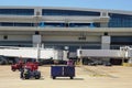 The Skylink monorail at the Dallas Fort Worth airport (DFW) Royalty Free Stock Photo