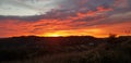 Sky sicily red panorama