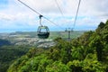 Skyrail Rainforest Cableway above Barron Gorge National Park Que Royalty Free Stock Photo