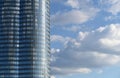 Skyscraper and blue sky with clouds Vienna Royalty Free Stock Photo
