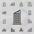 Skyscraper, Building icon. Universal set of building for website design and development, app development Royalty Free Stock Photo