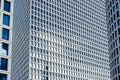 Skyscraper building modern city architecture exterior facade wall and windows background Royalty Free Stock Photo