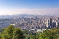 Skyscraper and building n Seoul tower of Seoul city skyline in D Royalty Free Stock Photo