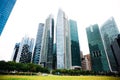 Skyscraper Business Office, Corporate Building In Singapore. Royalty Free Stock Photo