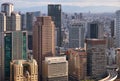 The skyscraper center in the Umeda district in front of JR Osaka Station. Osaka. Japan Royalty Free Stock Photo