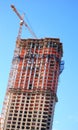 Skyscraper construction Royalty Free Stock Photo