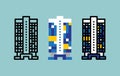 Skyscraper icon set