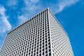 Skyscraper in metropolis city. City downtown. Modern building architecture. Perspective building architecture Royalty Free Stock Photo