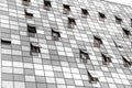 Skyscraper with open windows Royalty Free Stock Photo