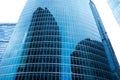 Skyscraper reflection background. Financial business tower Royalty Free Stock Photo