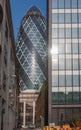 Skyscraper in the shape of a cone, building in neo-futuristic ar