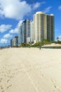 Skyscraper at Sunny Isles Beach Royalty Free Stock Photo