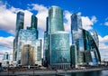 Skyscraper, tower, moscow city, business center, observation deck