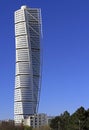 Skyscraper `Turning Torso` in Malmo, Sweden