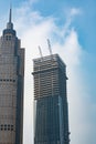 Skyscraper under constructure Royalty Free Stock Photo