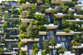 Skyscraper vertical forest in Milan