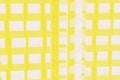 Skyscraper wall, abstract background, windows pattern. Yellow toned Royalty Free Stock Photo