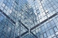 Skyscraper windows reflection Royalty Free Stock Photo