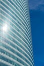 Skyscraper windows on a sunny day