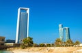 Skyscrapers in Abu Dhabi, the capital of Emirates