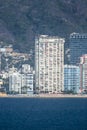 Skyscrapers on Acapulco seaside Royalty Free Stock Photo