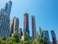 Central Park Skyscrapers Royalty Free Stock Photo