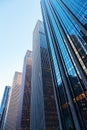 Skyscrapers at the Avenue of the Americas in Manhattan, NYC