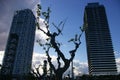 Skyscrapers in Barcelona city