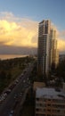 Skyscrapers - Beautiful city scene at Broadbeach Qld Australia