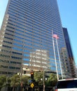 Skyscrapers and cars in Dallas downtown.