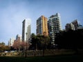 Skyscrapers in the city buenos aires Royalty Free Stock Photo