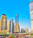 Skyscrapers, city building of Pudong. China republic.