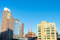 Skyscrapers and Construction in Dumbo Brooklyn New York Royalty Free Stock Photo