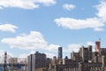 Midtown Manhattan Skyline with the Queensboro Bridge and a Beautiful Sky in New York City Royalty Free Stock Photo