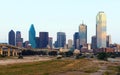 Skyscrapers in Dallas city, downtown, Texas, USA Royalty Free Stock Photo