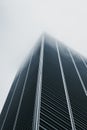 Skyscrapers disappear in the fog in New York, USA. Royalty Free Stock Photo