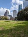 Skyscrapers downtown Houston, Texas Royalty Free Stock Photo