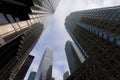 Skyscrapers in Downtown Toronto, Financial district. Royalty Free Stock Photo