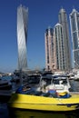 Skyscrapers of Dubai Marina and Yacth dock