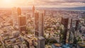 Skyscrapers in Frankfurt am Main, Hessen, Germany