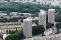 Skyscrapers in Grenoble city, France Royalty Free Stock Photo