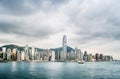 Skyscrapers of Hong Kong in China, Asia. Royalty Free Stock Photo