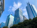 Skyscrapers from a low angle view at Wusi Financial Distric